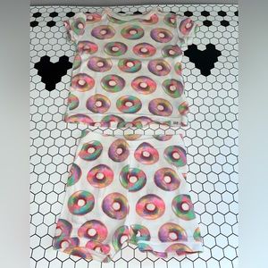 Baby Gap Organically Grown Cotton Psychedelic Doughnut Pajamas
